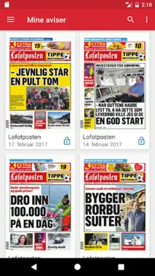 Lofotposten eAvis android App screenshot 9