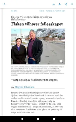 Lofotposten eAvis android App screenshot 2